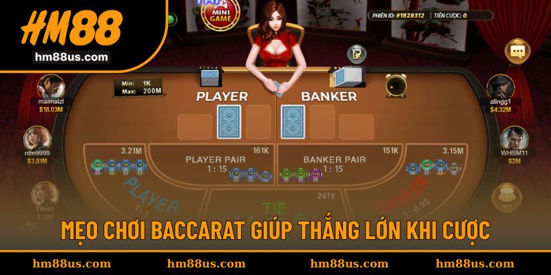 Bỏ túi những mẹo chơi Baccarat  giúp hiệu quả khi cược